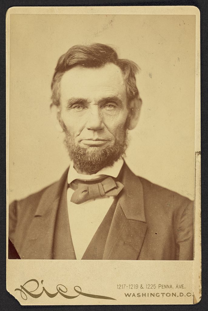 [Abraham Lincoln, head-and-shoulders portrait, facing front], 1863 (Library of Congress)