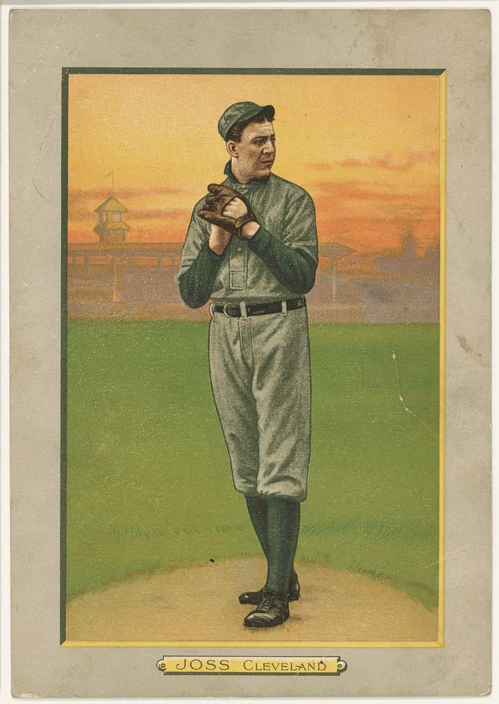 [Addie Joss, Cleveland Naps, baseball card portrait], 1911 (Library of Congress)