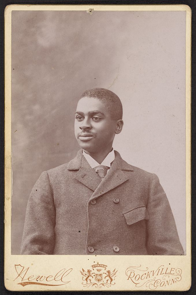 [African American male civilian, half-length portrait, in coat and tie], 1880 (Library of Congress)