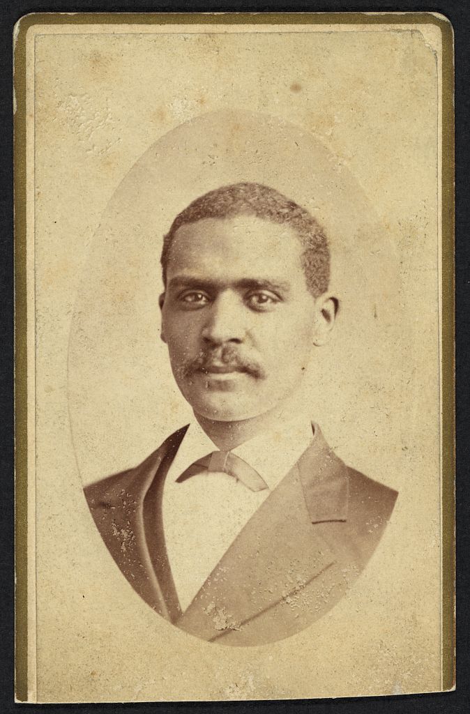 [African American man in suit, head-and-shoulders-portrait, facing front], 1870 (Library of Congress)