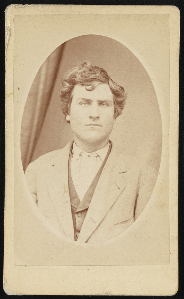 [Allen Adams, head-and-shoulders portrait, facing front], 1878 (Library of Congress)