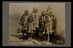 An Eskimo family, Fort Moller, Alaska, 1918 (Library of Congress)