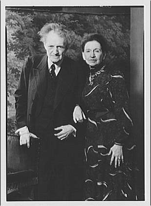 Arnold Genthe with a woman friend, 1896 (Library of Congress)