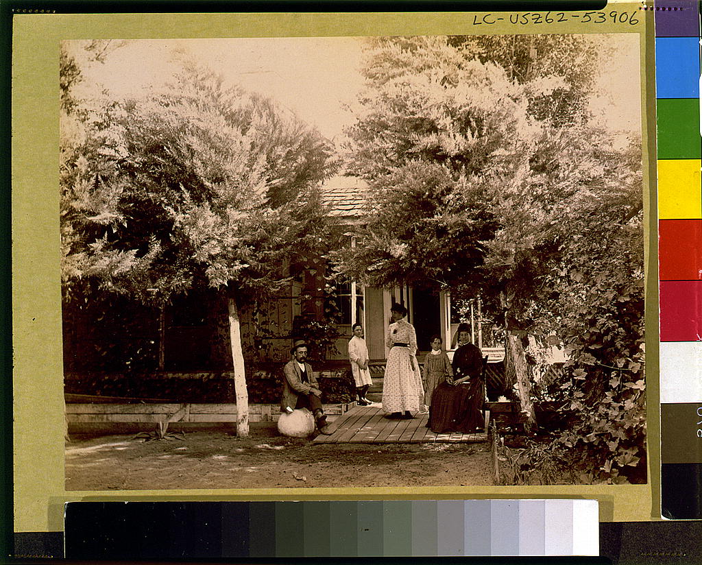 Bellevue ranch--Bellevue; employes' (sic) cottage, 1888 (Library of Congress)