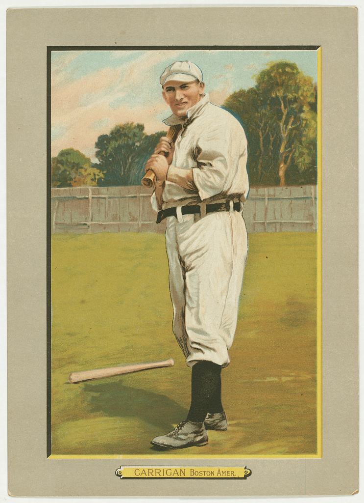 [Bill Carrigan, Boston Red Sox, baseball card portrait], 1911 (Library of Congress)