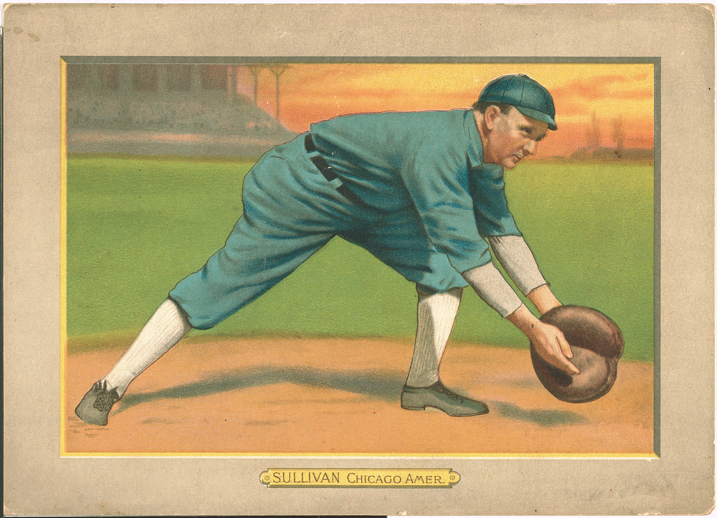 [Billy Sullivan, Chicago White Sox, baseball card portrait], 1911 (Library of Congress)