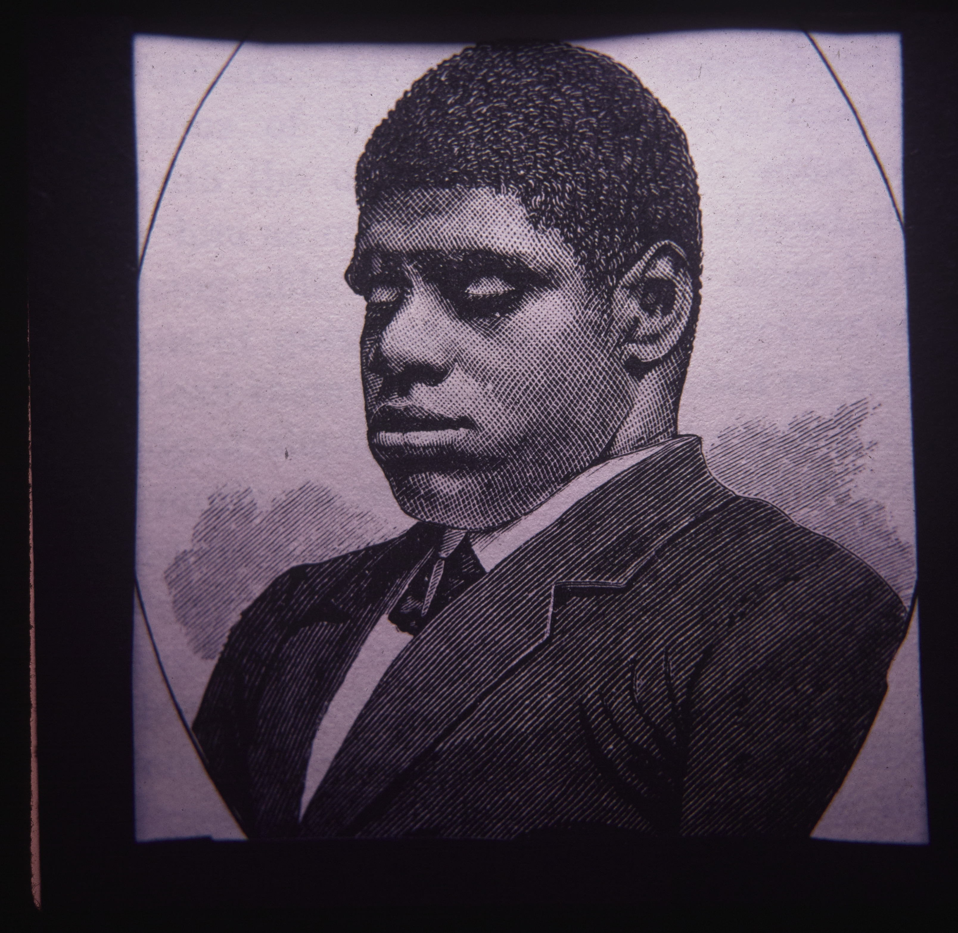 Blind Tom portrait drawing, 1880 (Internet Archive)