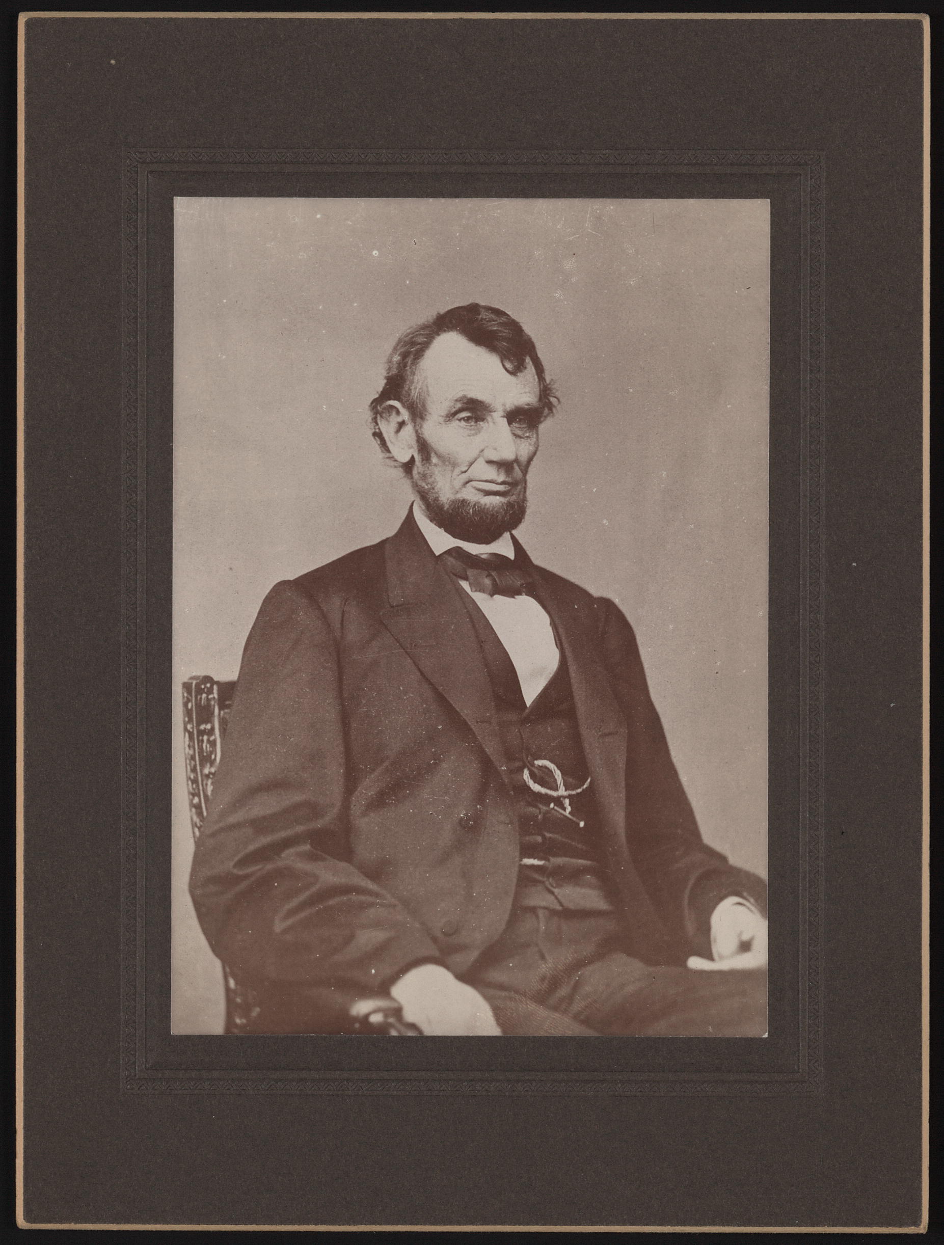 [Brady photograph of Abraham Lincoln.], 1864 (Library of Congress)