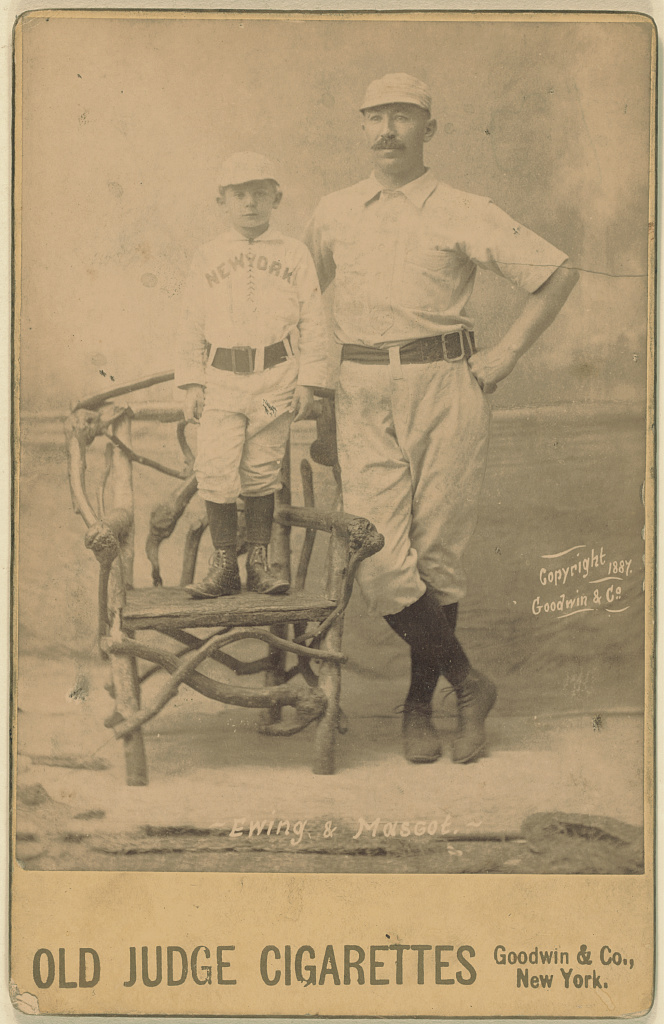 [Buck Ewing, New York Giants, baseball card portrait], 1888 (Library of Congress)