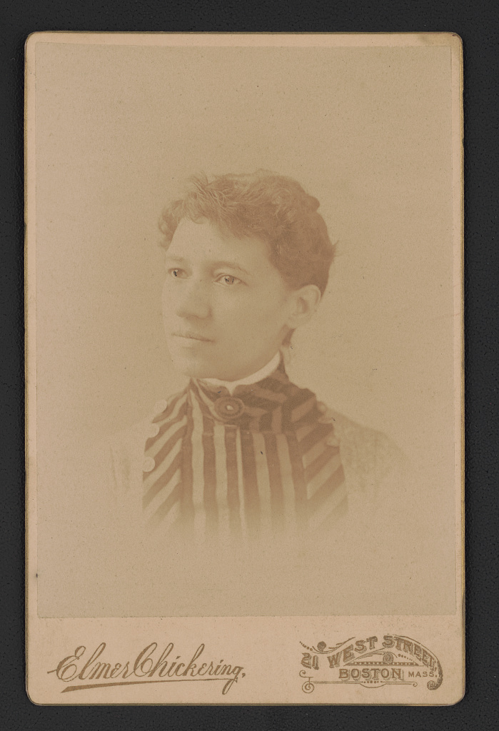 [Bust portrait of educator and civic leader, Maria "Molly" Baldwin], 1885 (Library of Congress)