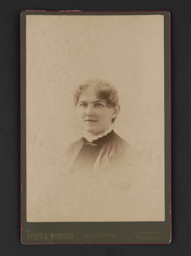 [Bust portrait of educator and lawyer, Ellen Spencer Mussey], 1884 (Library of Congress)