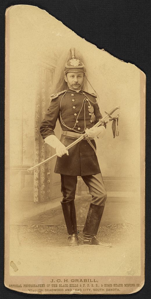 [Captain Thomas C. Lebo, 10th Cavalry, wearing officers dress uniform], 1878 (Library of Congress)
