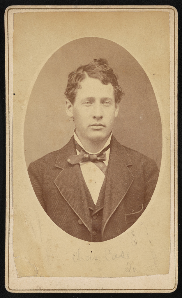[Charles Case, head-and-shoulders portrait, facing front], 1878 (Library of Congress)