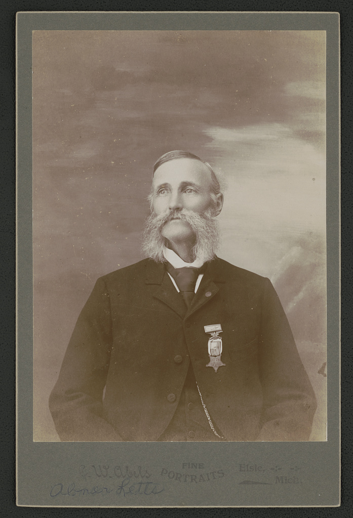 [Civil War veteran Abner Letts], 1900 (Library of Congress)