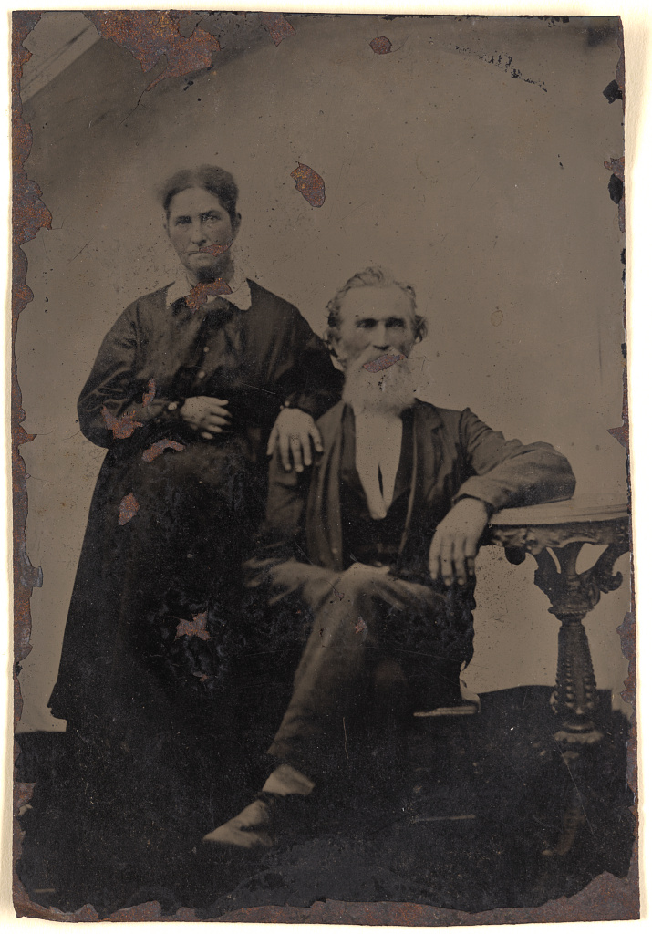 [Civil War veteran John Wilson and Sarah Bowman Wilson], 1885 (Library of Congress)