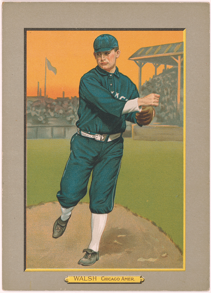 [Ed Walsh, Chicago White Sox, baseball card portrait], 1911 (Library of Congress)