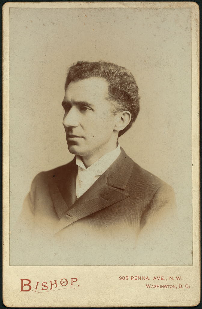 Emile Berliner, head-and-shoulders portrait, facing left, 1881 (Library of Congress)
