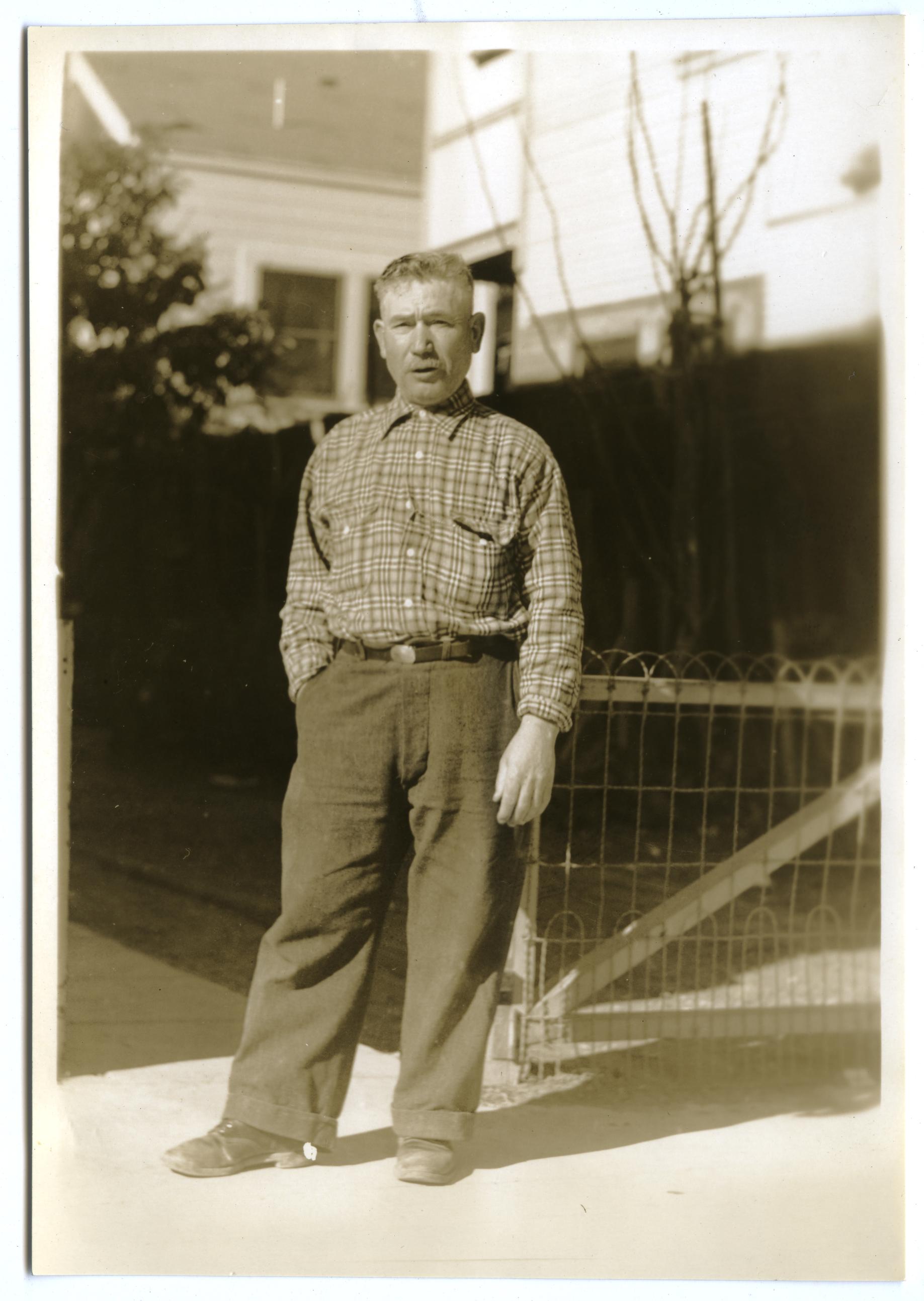 Francisco Sanfilippo, portrait, photograph, 1939 (Loc)