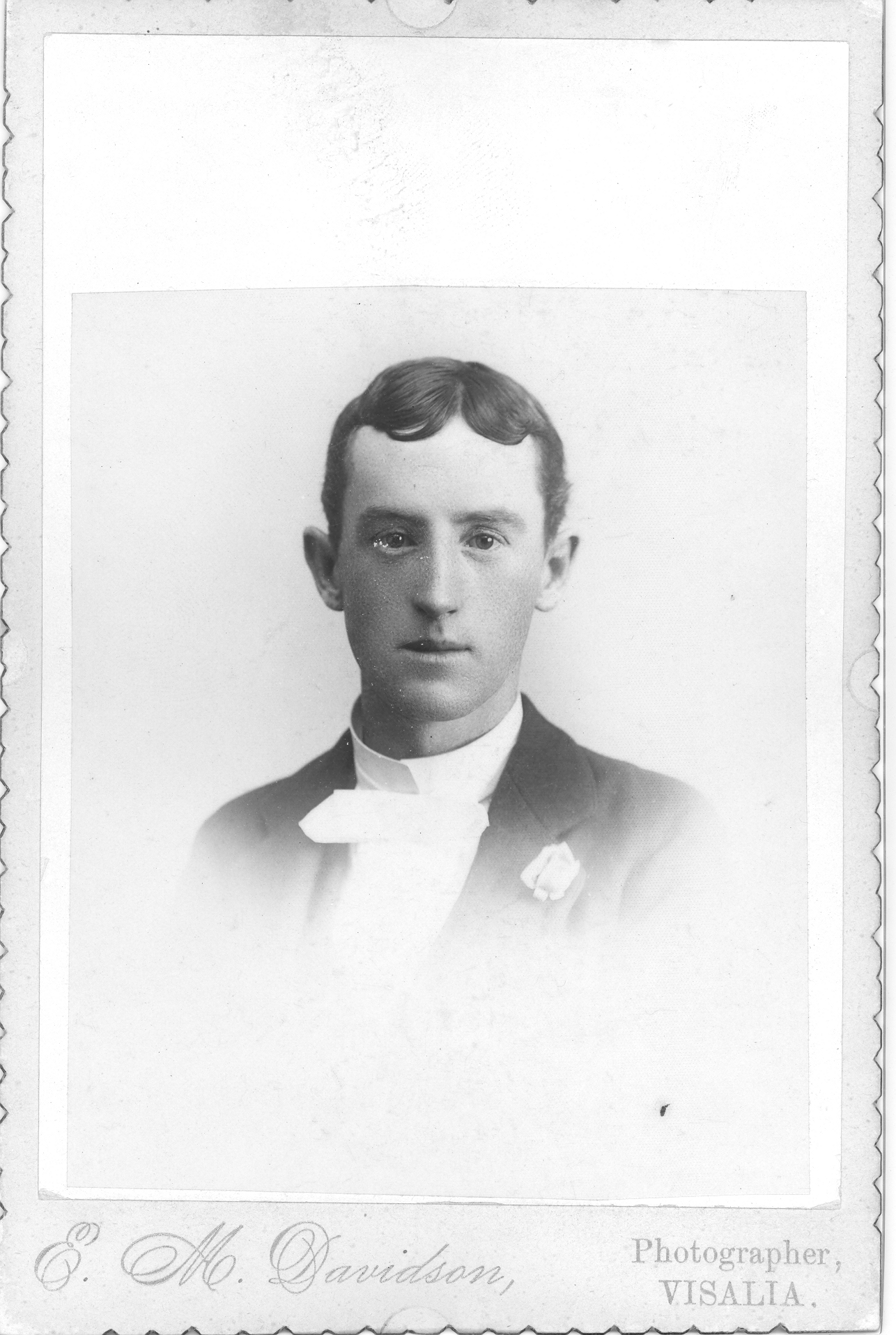 Frank McLaughlin, Visalia, California, ca 1888, 1888 (Internet Archive)