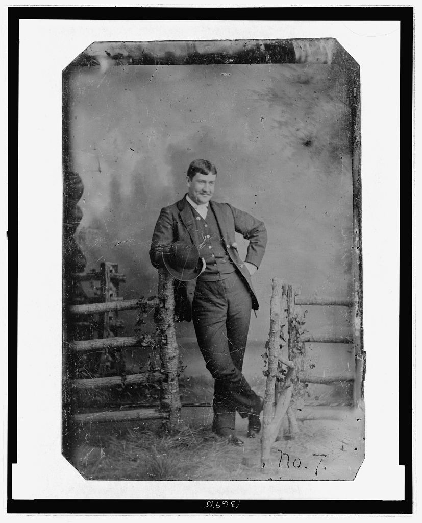 [Full-length portrait of a man], 1880 (Library of Congress)