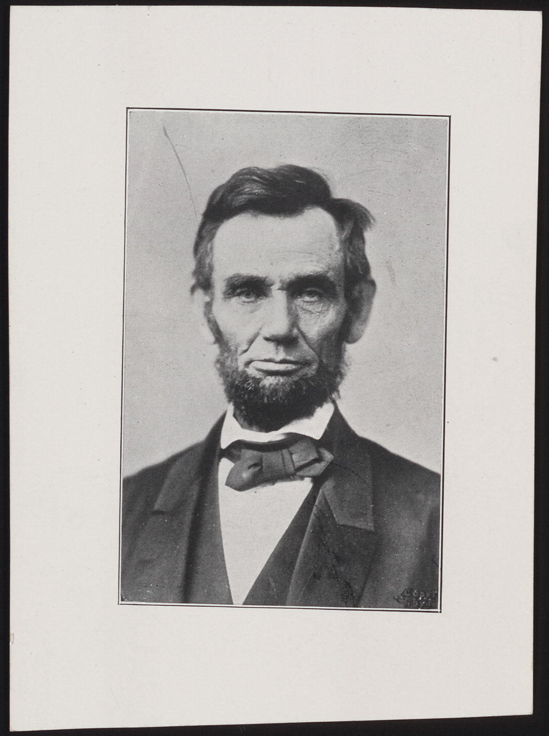 [Gardner photograph of Lincoln' head-and-shoulders portrait, facing front.], 1863 (Library of Congress)