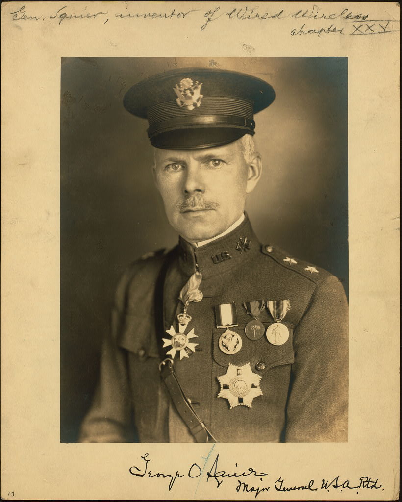 George O. Squire, half-length portrait, in military uniform, 1871 (Library of Congress)