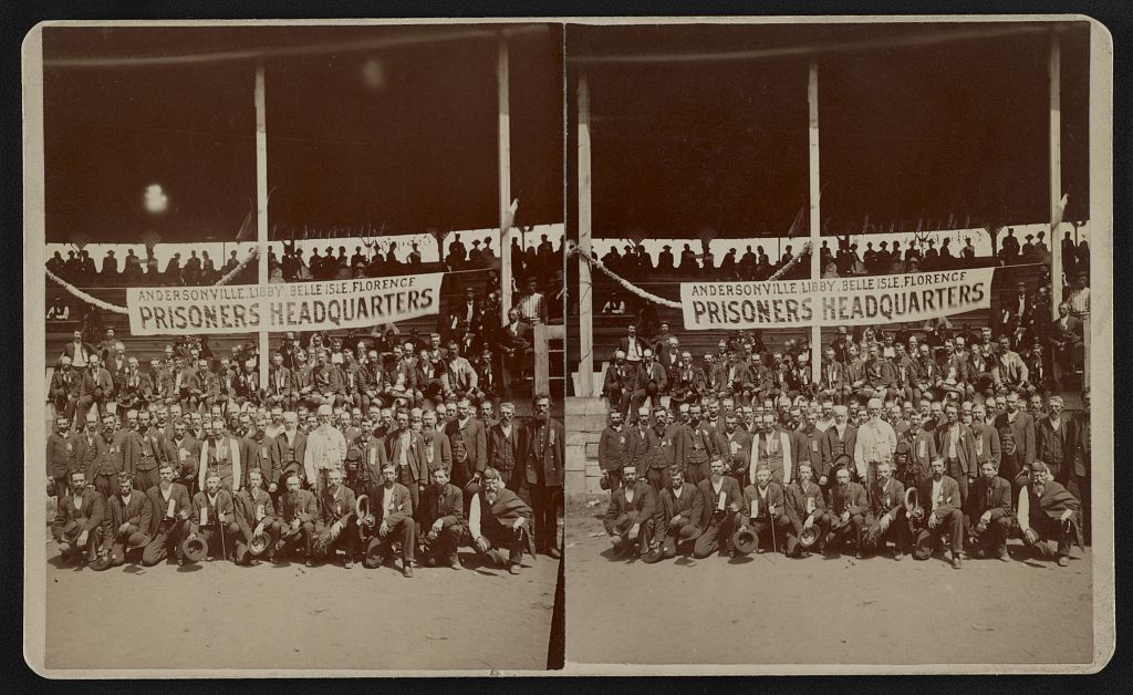 [Great group of ex-Union prisoners], 1884 (Library of Congress)