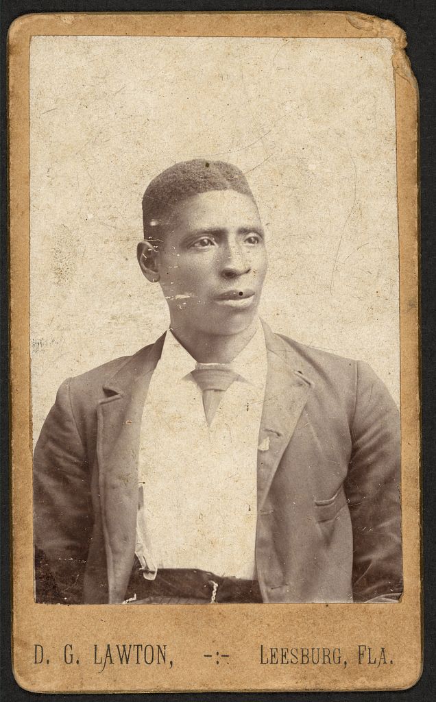 [Half-length portrait of an African American man facing right], 1870 (Library of Congress)