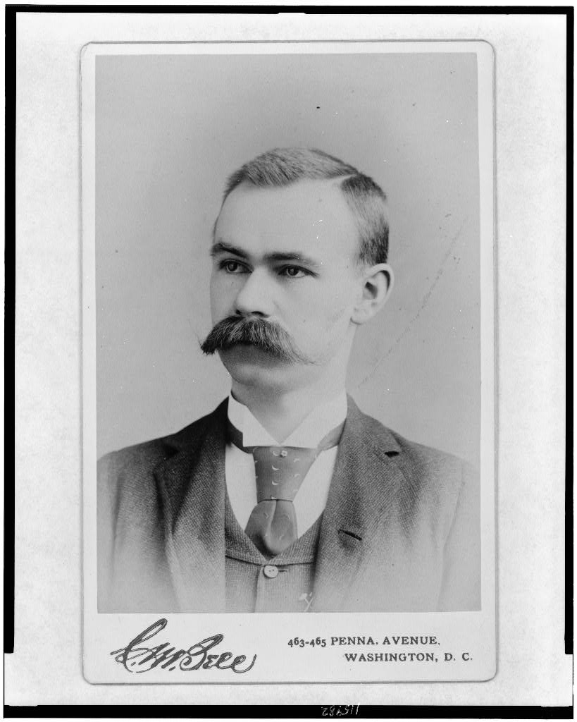 [Herman Hollerith, head-and-shoulders portrait, facing left], 1888 (Library of Congress)