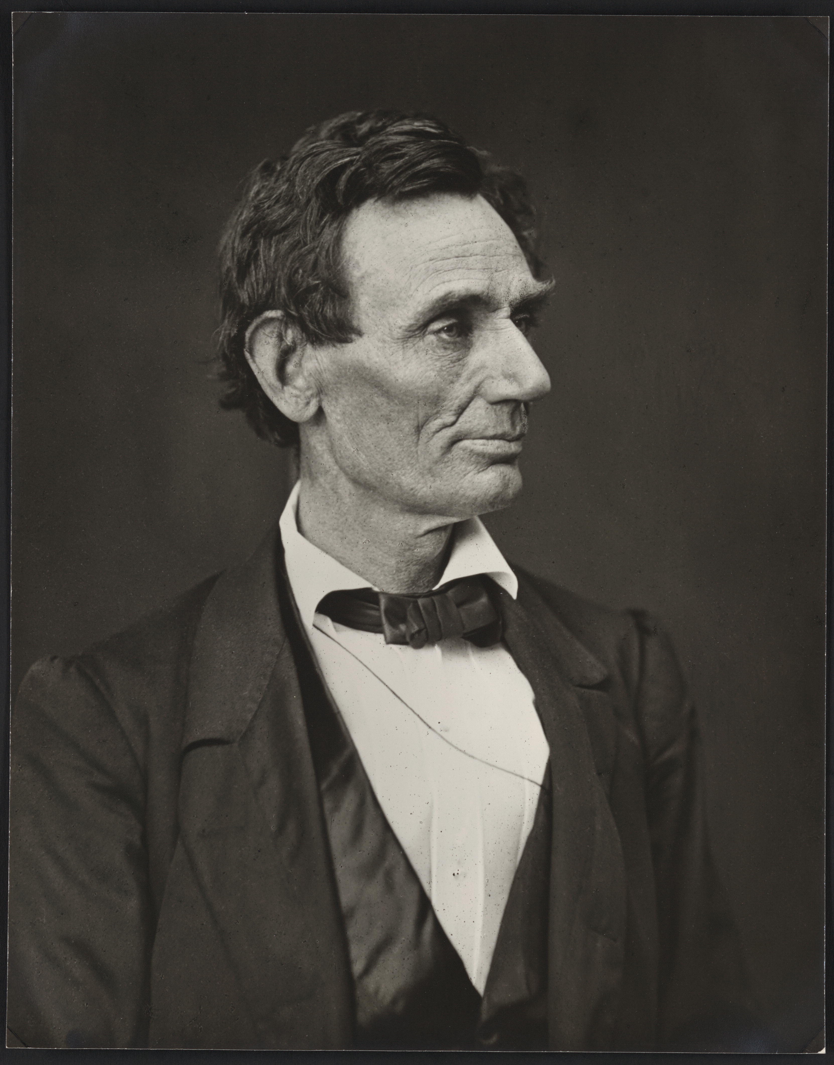 [Hesler photographs of Lincoln.], 1860 (Library of Congress)