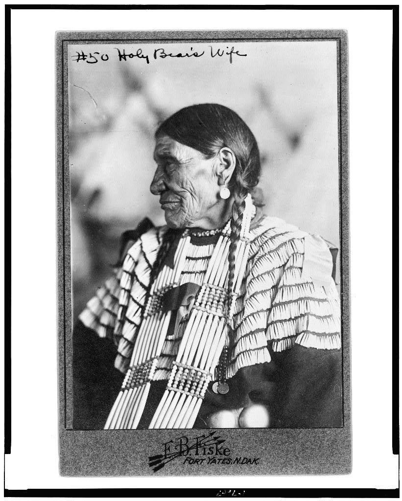Holy Bear's wife, 1908 (Library of Congress)