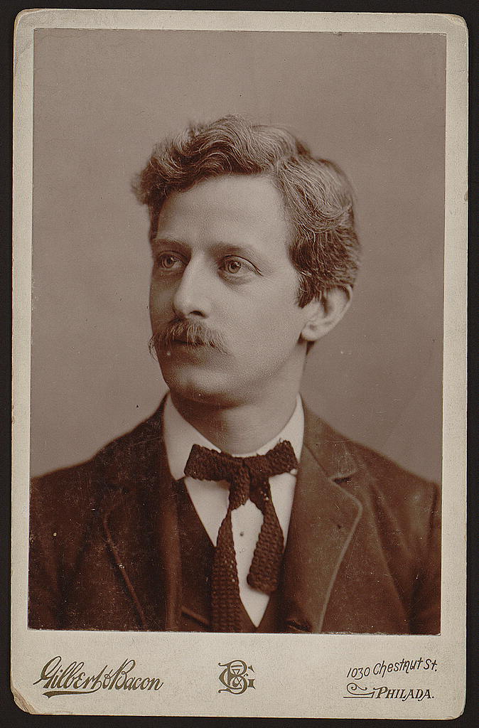 [Horace Traubel, head-and-shoulders portrait, facing left], 1880 (Library of Congress)