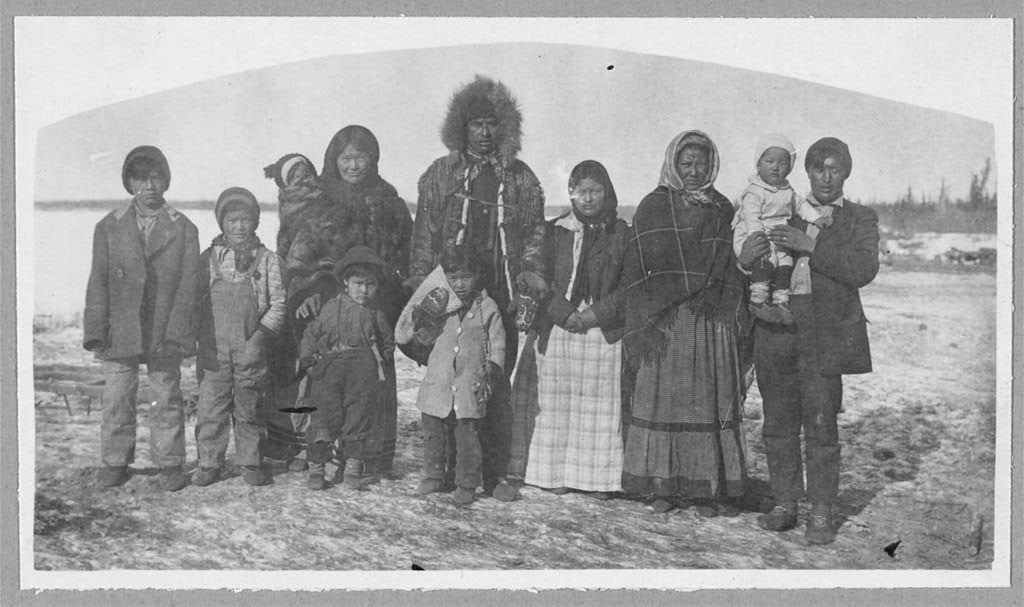 Indian families, 1900 (Library of Congress)