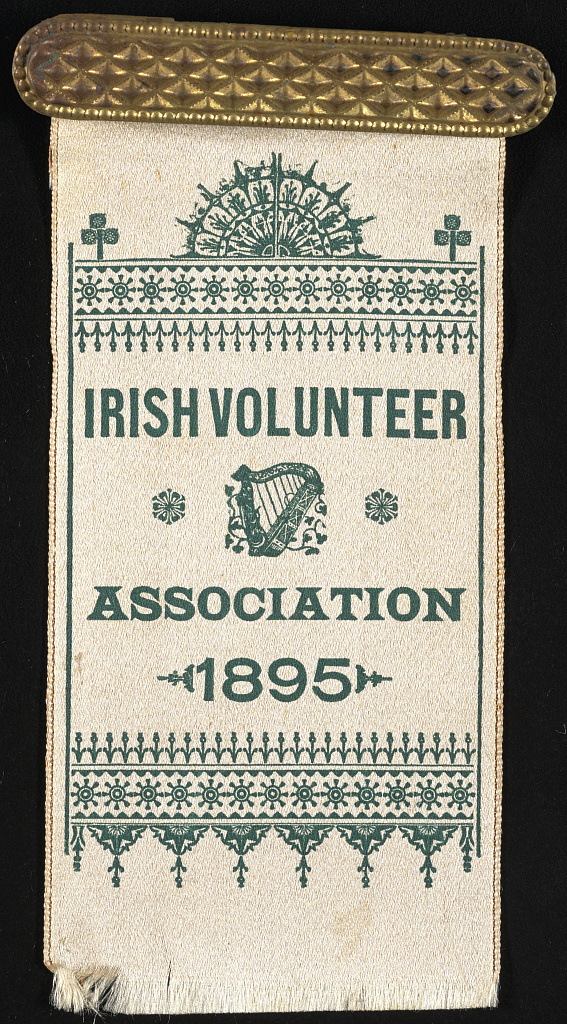 [Irish Volunteer Association 1895 ribbon], 1895 (Library of Congress)