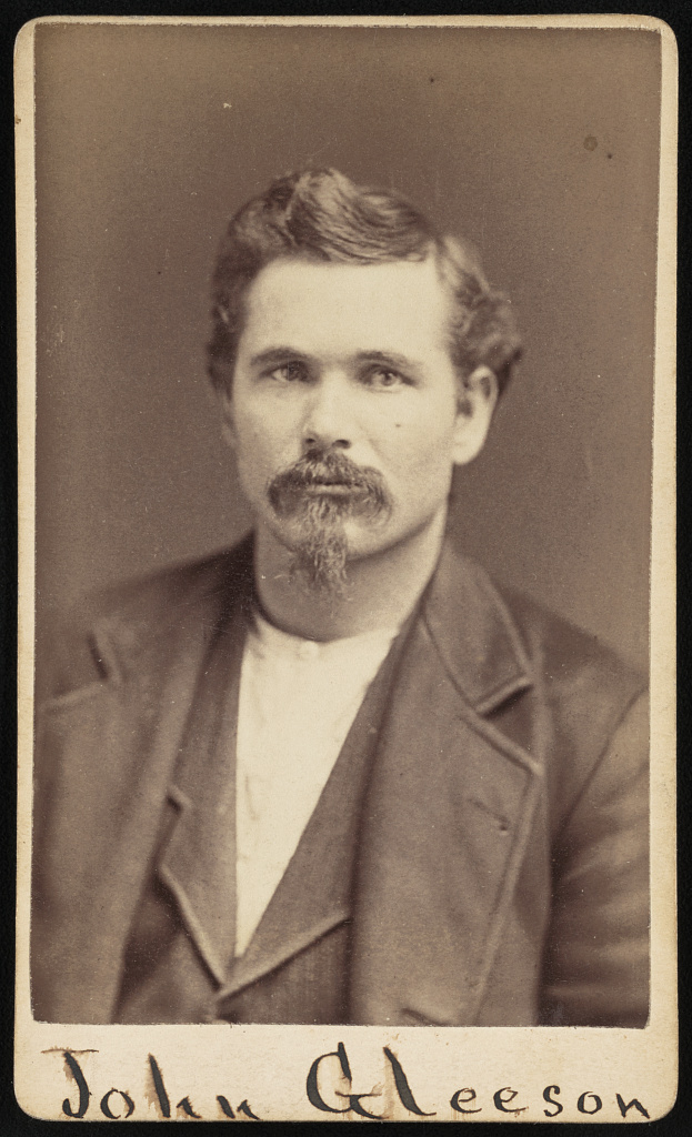[John Gleeson, head-and-shoulders portrait, facing front], 1865 (Library of Congress)