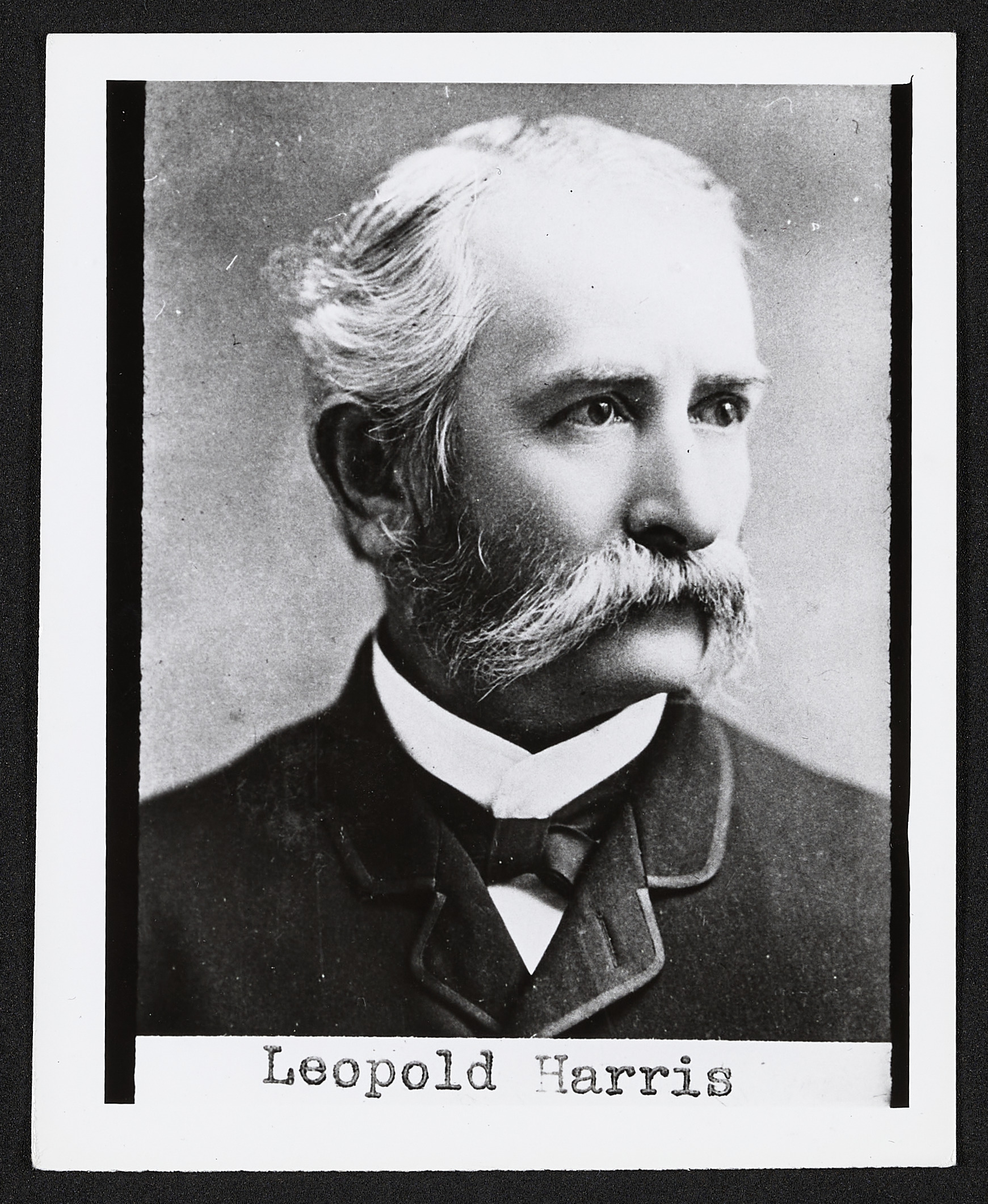 Portrait, Leopold Harris, circa 1890 - 1900, 1895 (Internet Archive)