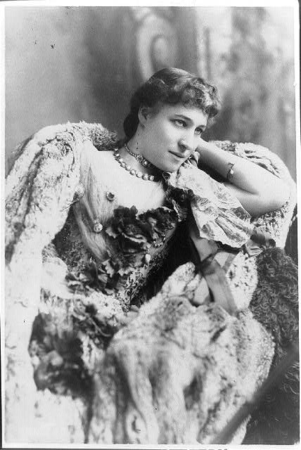 [Lillie Langtry, three-quarter length portrait, facing right], 1887 (Library of Congress)