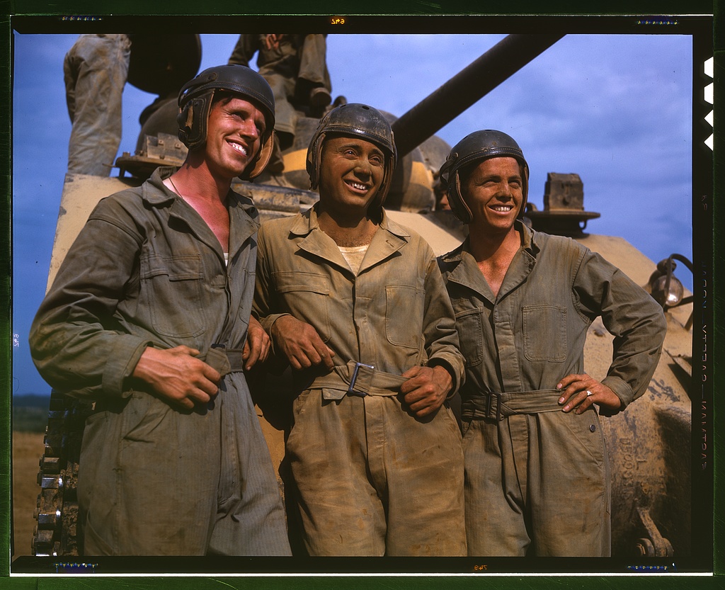 M-4 tank crews of the United States, Ft. Knox, Ky., 1939 (Library of Congress)
