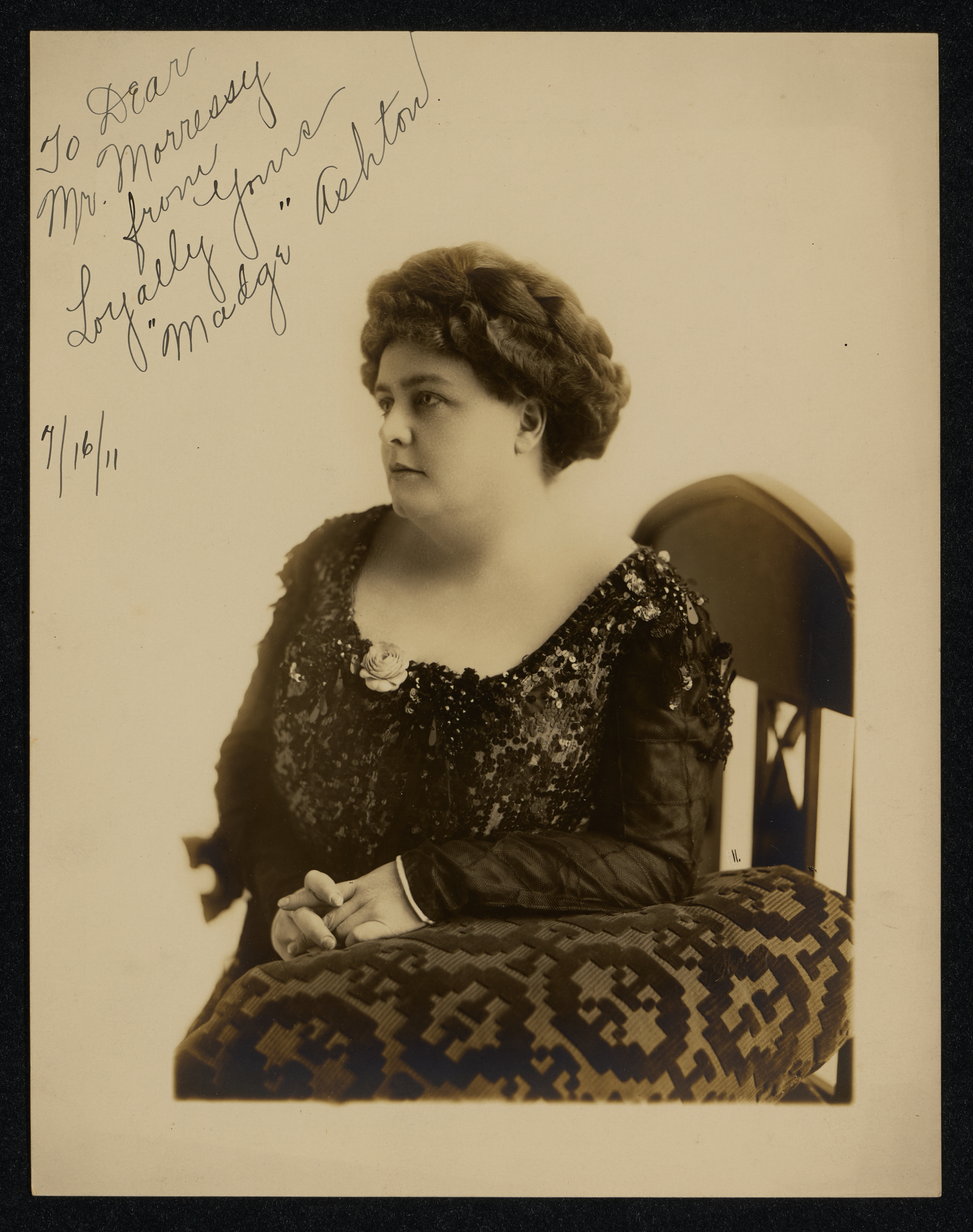 Portrait of "Madge" Ashton, 1911 (Internet Archive)