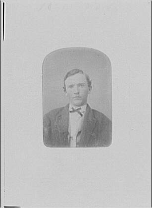 Man in nineteenth-century dress, 1920 (Library of Congress)