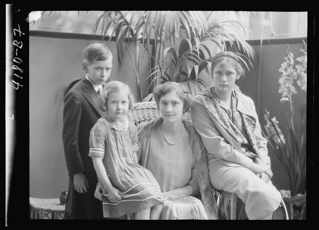 McCormick, Medill, family of, 1927 (Library of Congress)