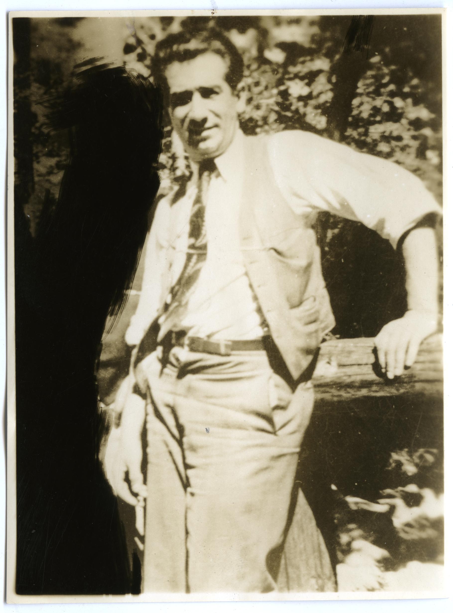 Mesrout Takakjian, portrait, photograph, 1939 (Loc)