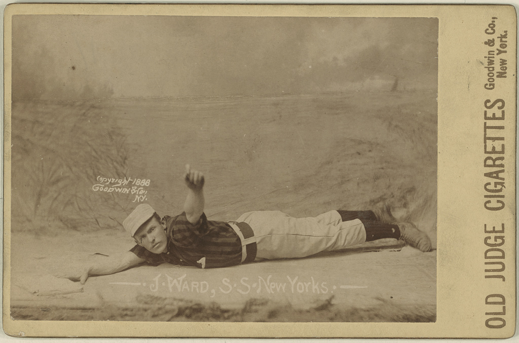 [Monte Ward, New York Giants, baseball card portrait], 1888 (Library of Congress)