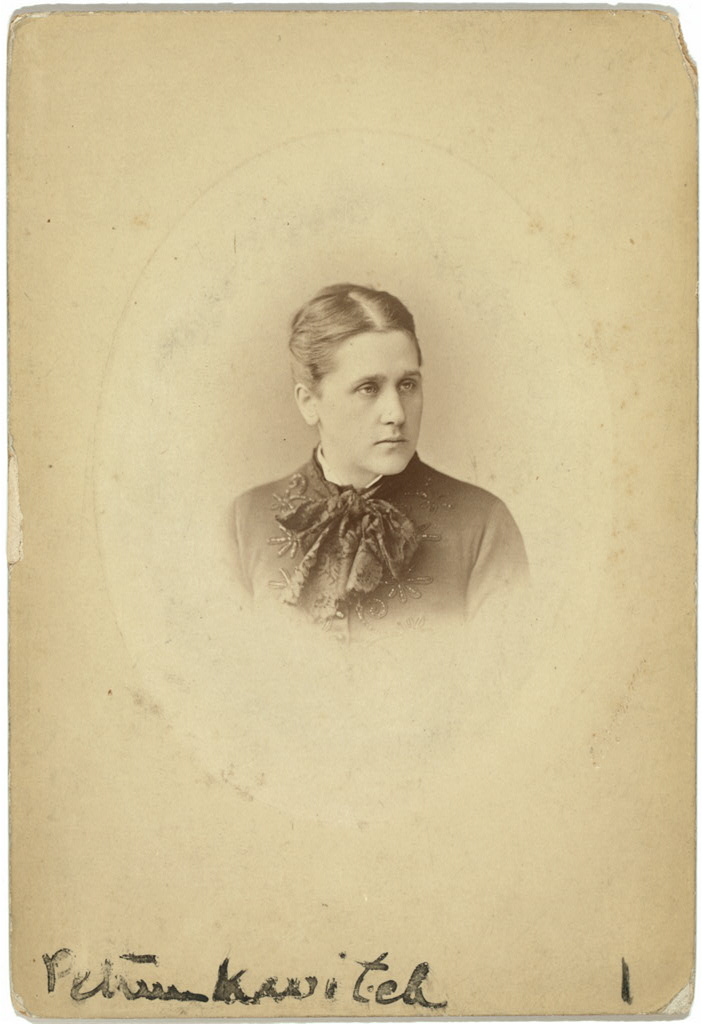 [Mrs. Petrunkevitch, head-and-shoulders portrait, facing right], 1880 (Library of Congress)