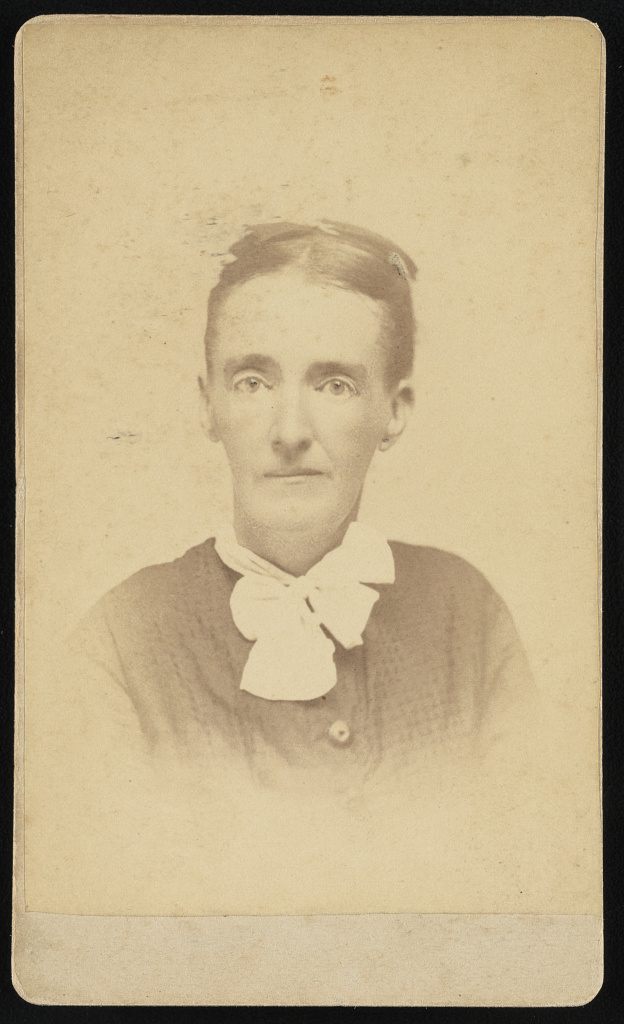 [Nancy Conner, head-and-shoulders portrait, facing front], 1881 (Library of Congress)