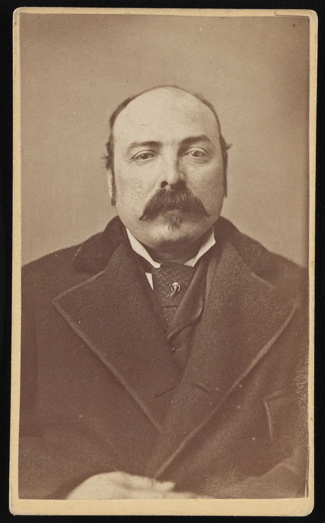 [Napoleon French, head-and-shoulders portrait, facing front], 1879 (Library of Congress)