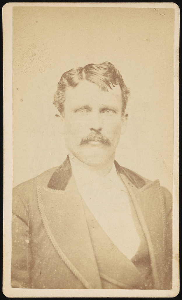[Nate Foster, head-and-shoulders portrait, facing front], 1865 (Library of Congress)