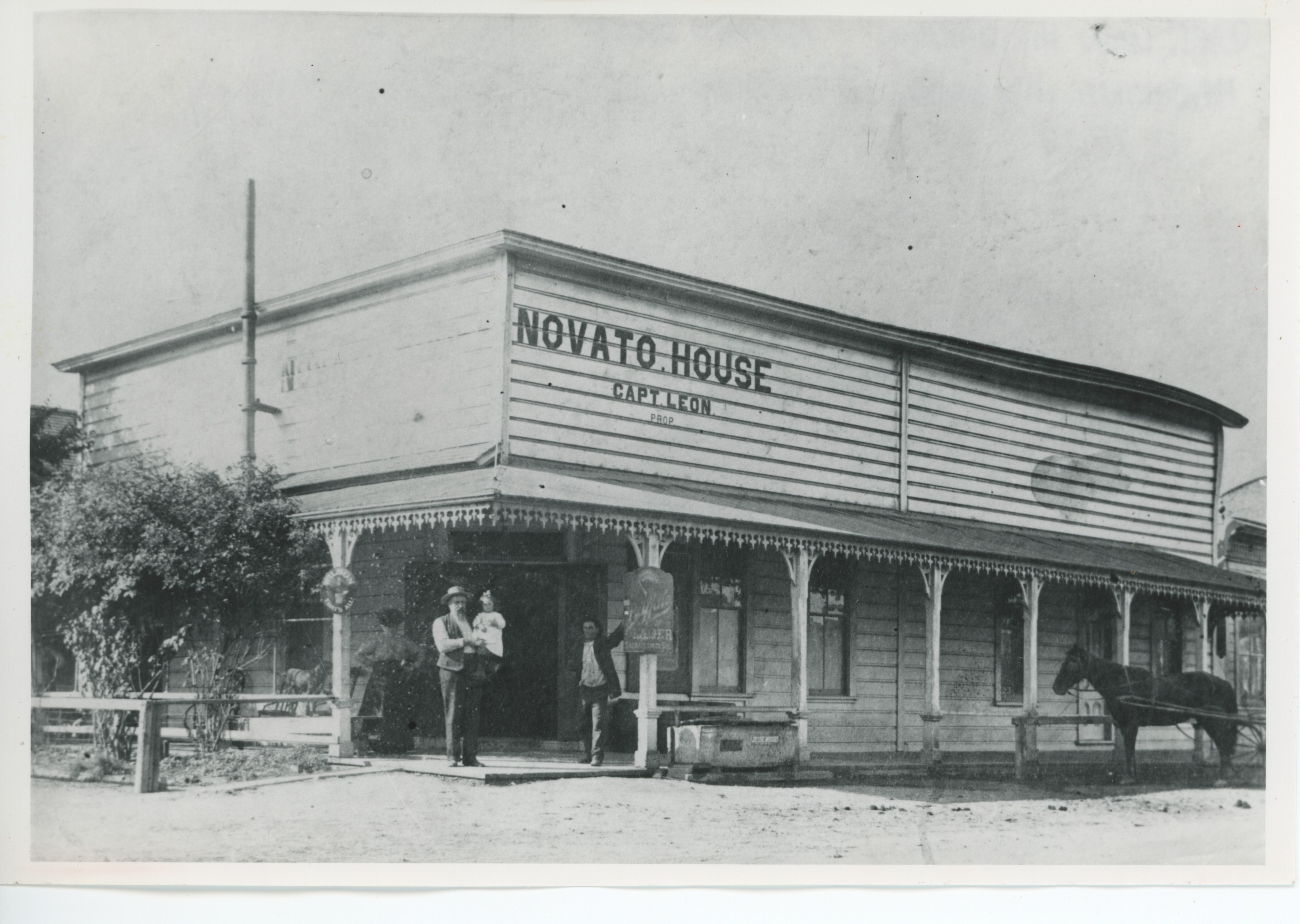 Novato House, Captain Hirbarren, circa 1909, 1909 (Internet Archive)