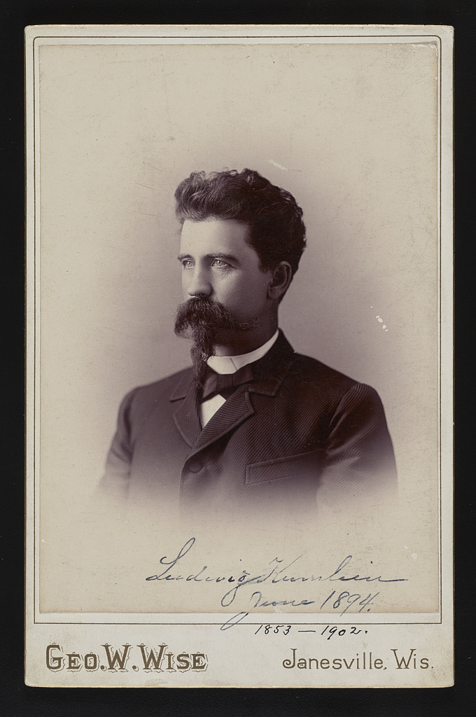 [Ornithologist Ludwig Kumlien], 1894 (Library of Congress)