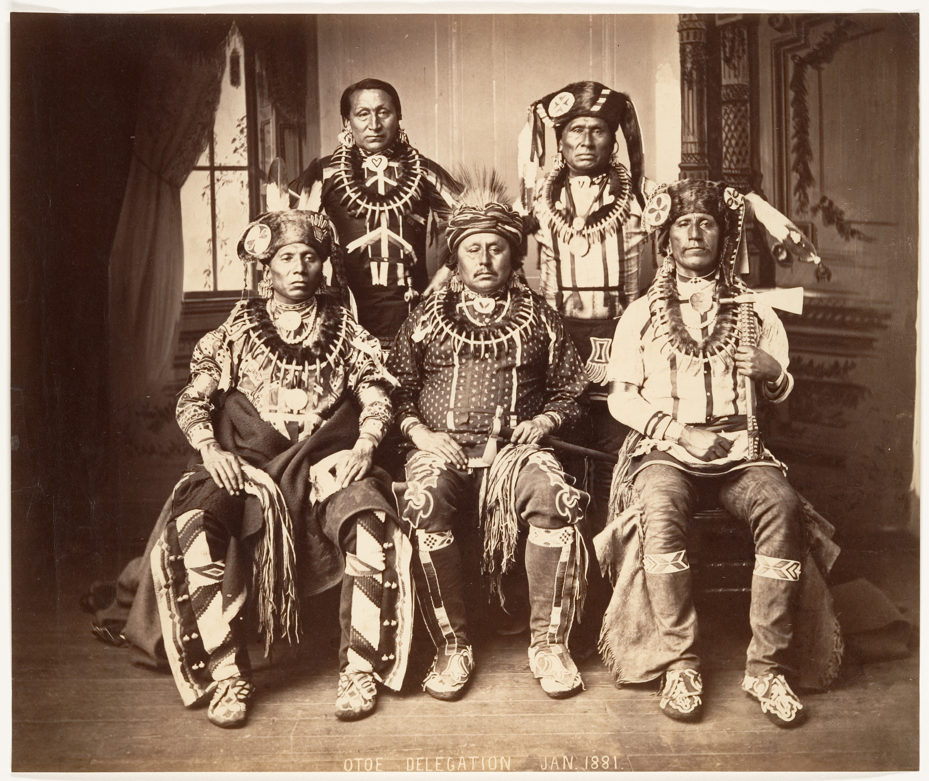 Otoe Delegation (Civil War), 1881 (Internet Archive)